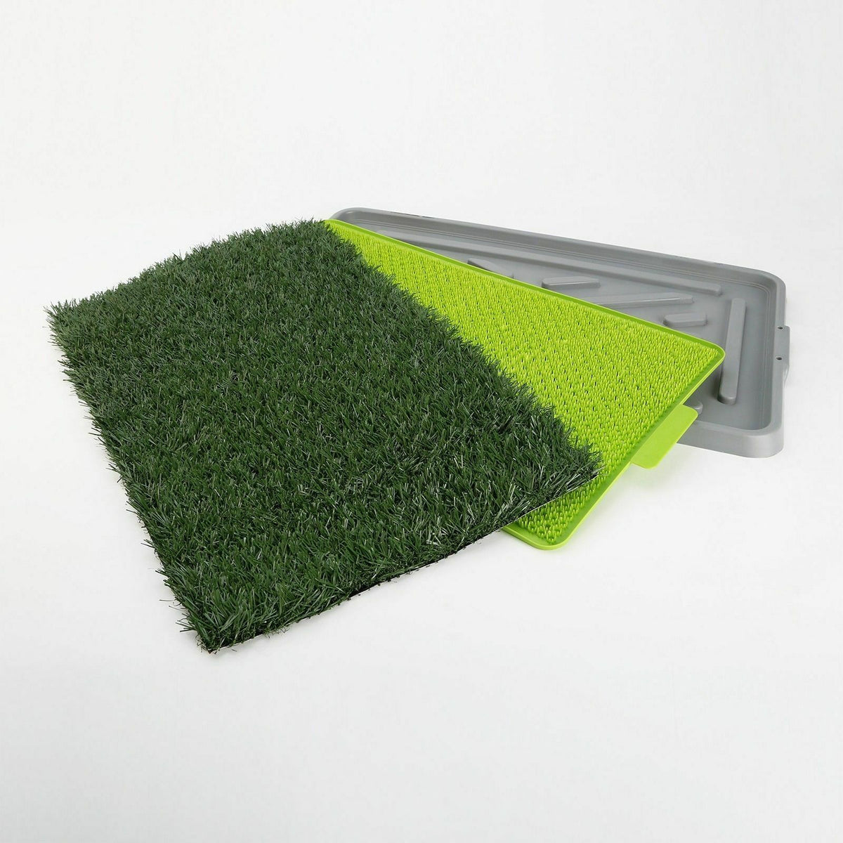 Indoor Dog Puppy Toilet Grass Potty Training Mat Loo Pad | With 2 Grass