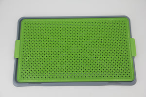 Indoor Dog Puppy Toilet Grass Potty Training Mat Loo Pad | With 2 Grass