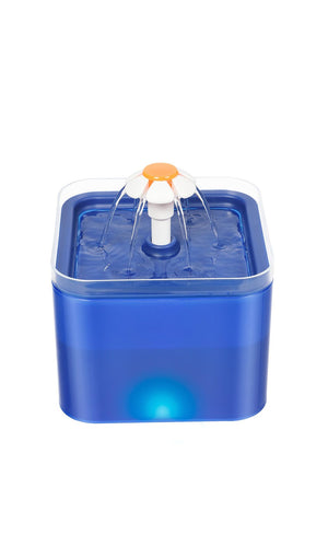 Pet Water Fountain | Automatic | Electric | LED Blue | Dog/Cat