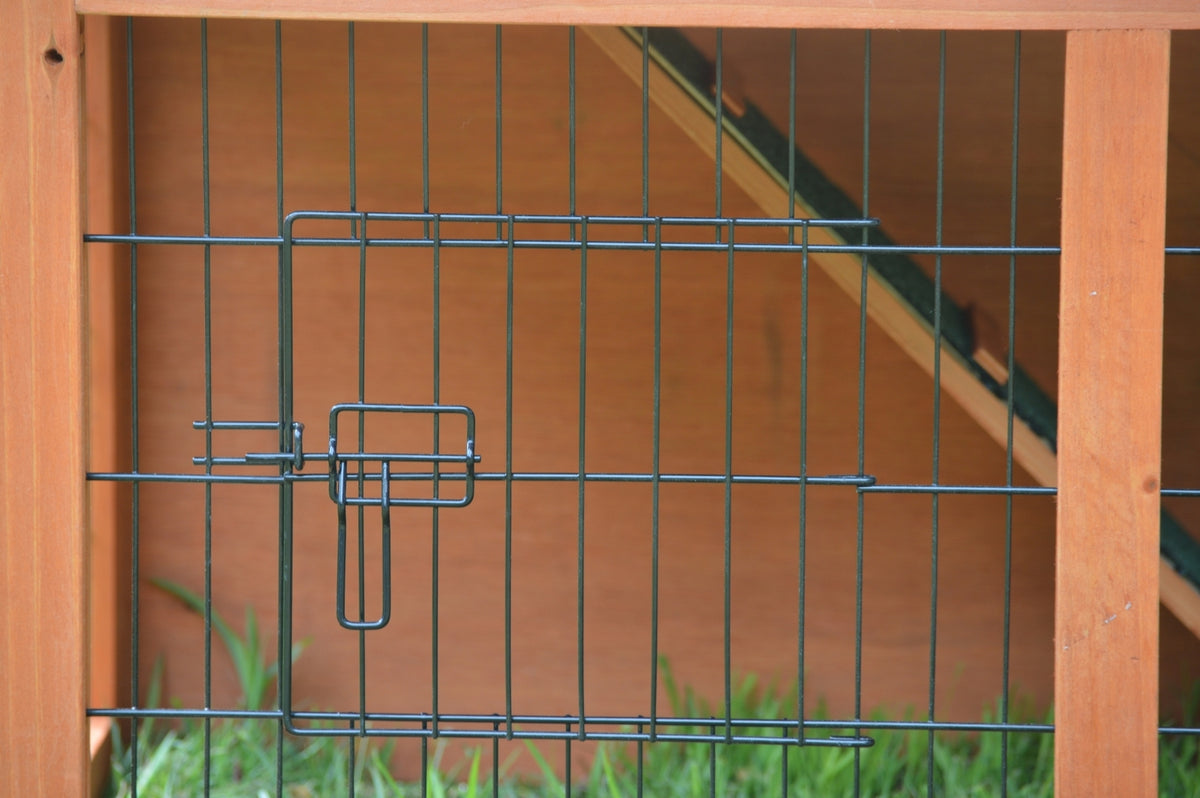 Double Storey Rabbit Hutch | Guinea Pig and Ferret Cage | Pull Out Tray