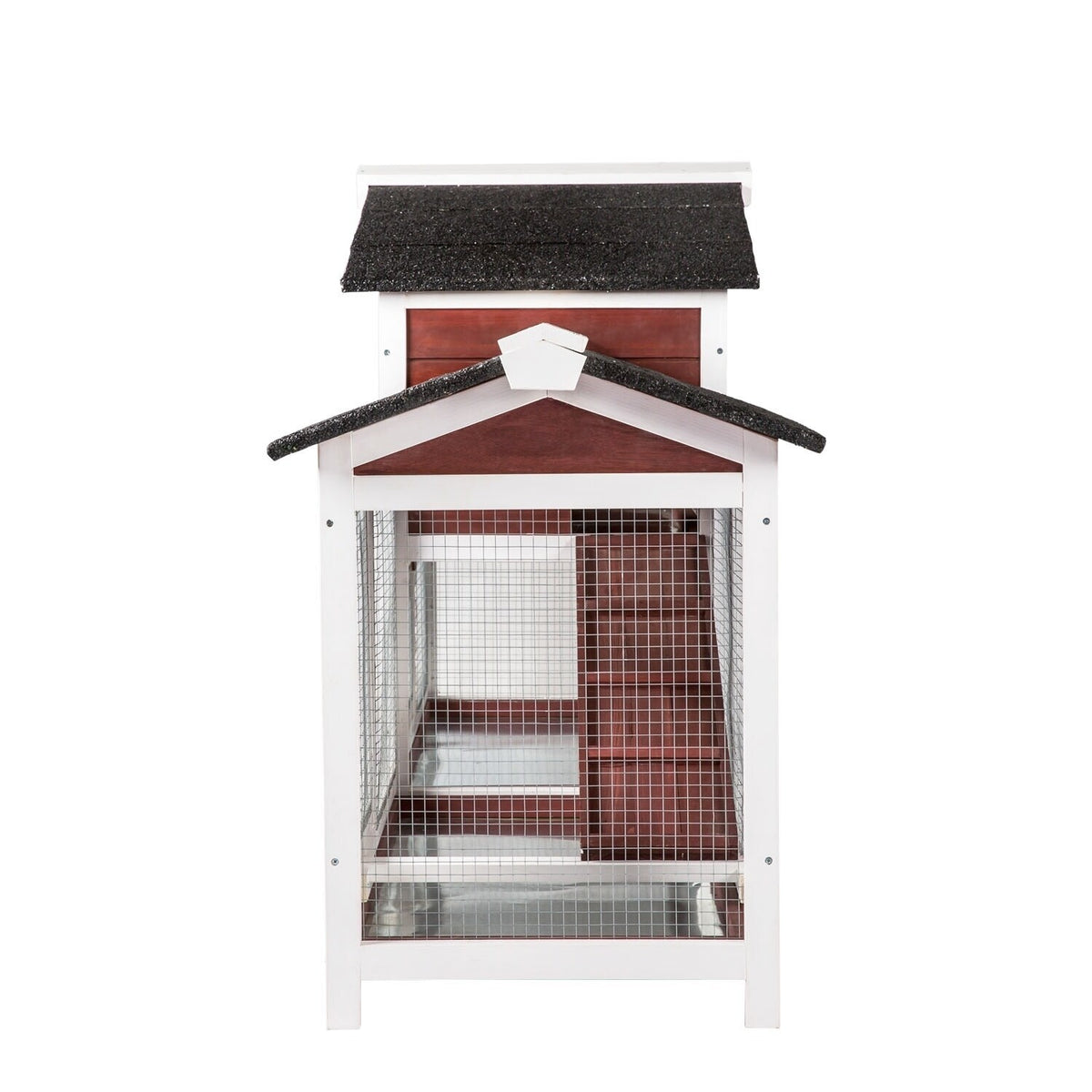 Double Storey Large Rabbit Hutch Guinea Pig Cat Cage | Ferret Cage With Pull Out Tray