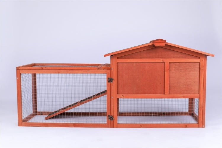 Rabbit Hutch Metal Run Wooden Cage | Guinea Pig Cage House