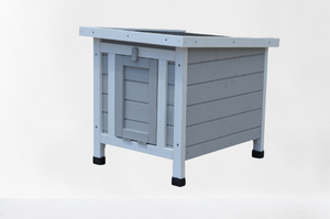 Small Grey Chicken Coop/Rabbit Hutch/Ferret Cage/Guinea Pig & Cat Nesting Box