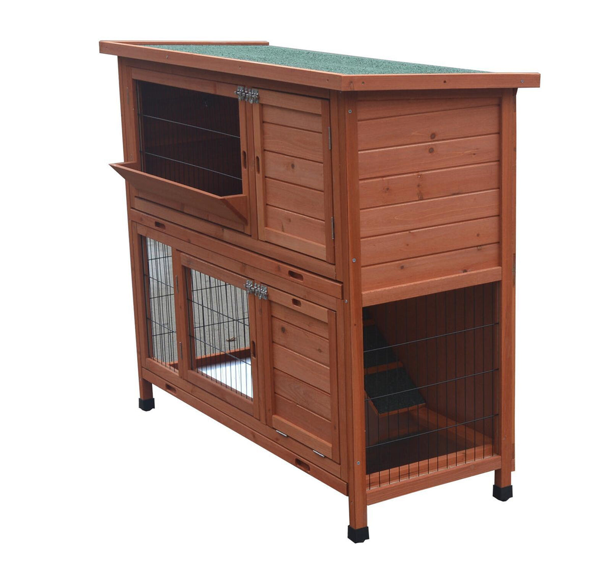 XL Double Storey Rabbit Hutch (120cm) | Guinea Pig & Cat Cage