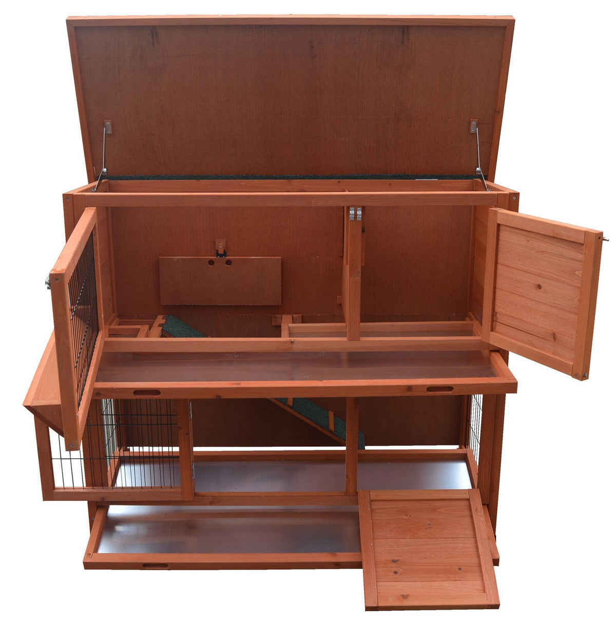 XL Double Storey Rabbit Hutch (120cm) Guinea Pig & Cat Cage The Hippie House