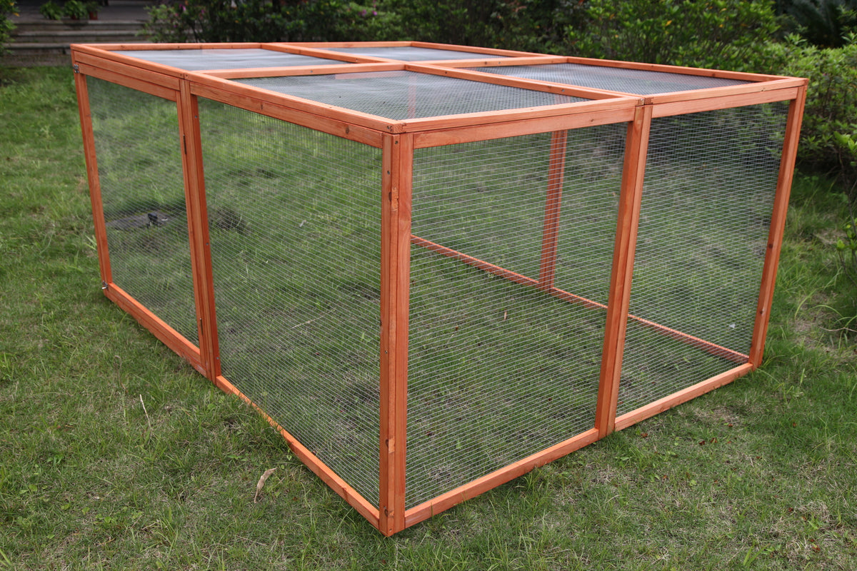 XXL Chicken Coop Run Extension | Ideal for Guinea Pigs, Cats, and Rabbits