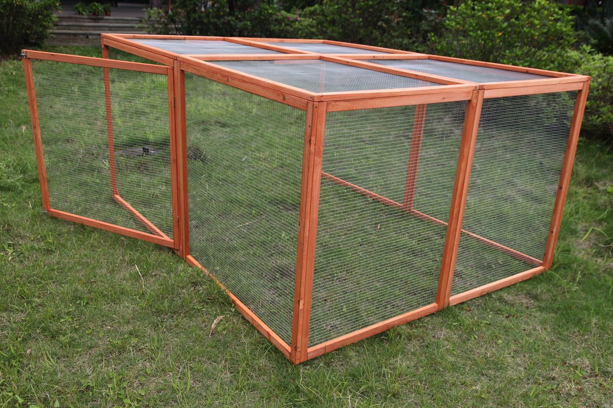 XXL Chicken Coop Run Extension | Ideal for Guinea Pigs, Cats, and Rabbits