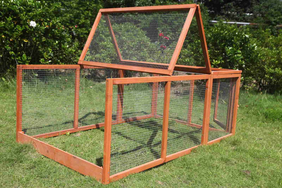 Large Chicken Coop Run | Guinea Pig Cage Villa Extension & Rabbit Hutch House Pen