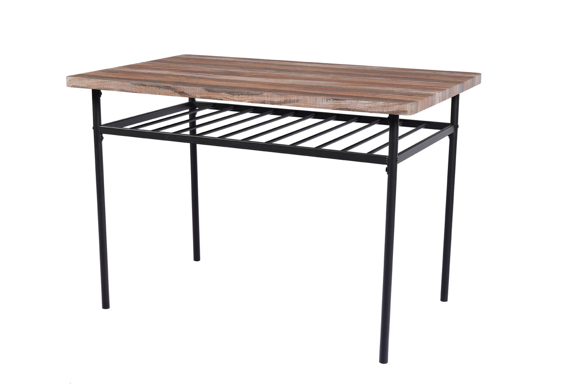 5 Piece Kitchen Dining Room Table and Chairs Furniture Set with Cushion Mat by YES4HOMES