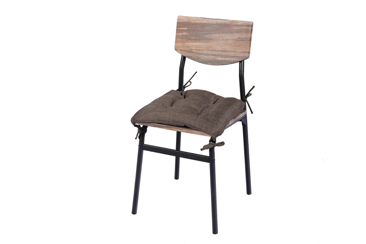 5 Piece Kitchen Dining Room Table and Chairs Furniture Set with Cushion Mat by YES4HOMES