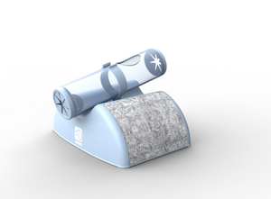 Cat Play Box Kit Pet Toy | Interactive Ball Peek Hunting Toy, Blue