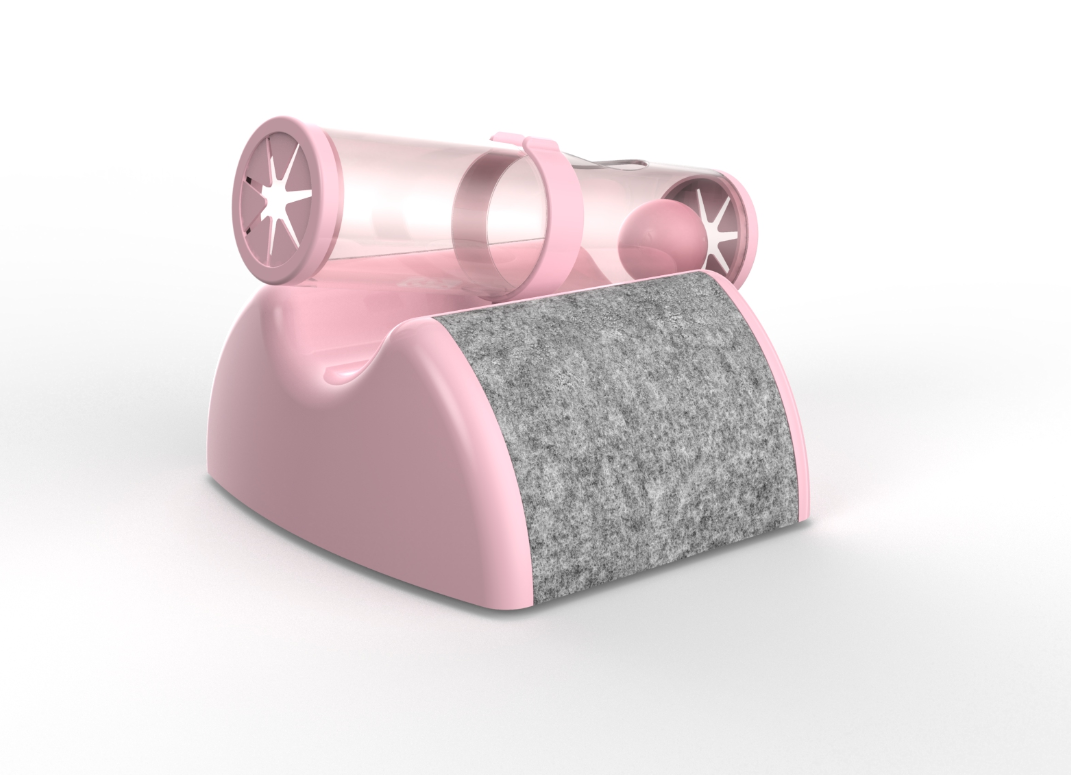 Cat Play Box Kit Pet Toy | Kitten Toys Interactive Ball Peek Hunting Toy, Pink