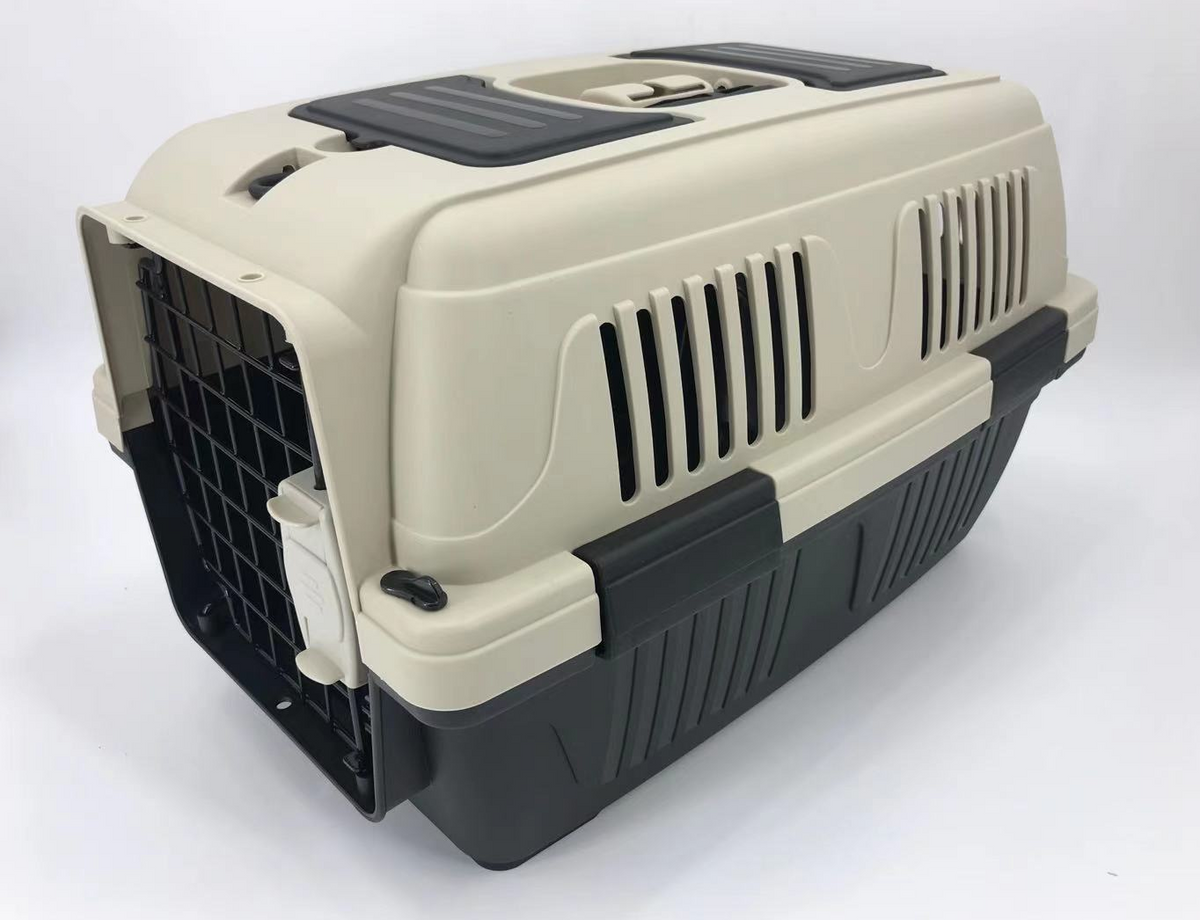 Medium Portable Dog Cat House | Pet Carrier Travel Bag | Safety Lock & Food Box