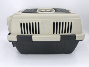 Medium Portable Dog Cat House | Pet Carrier Travel Bag | Safety Lock & Food Box