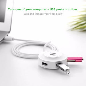 UGREEN 20270 USB 2.0 4-Port Hub White