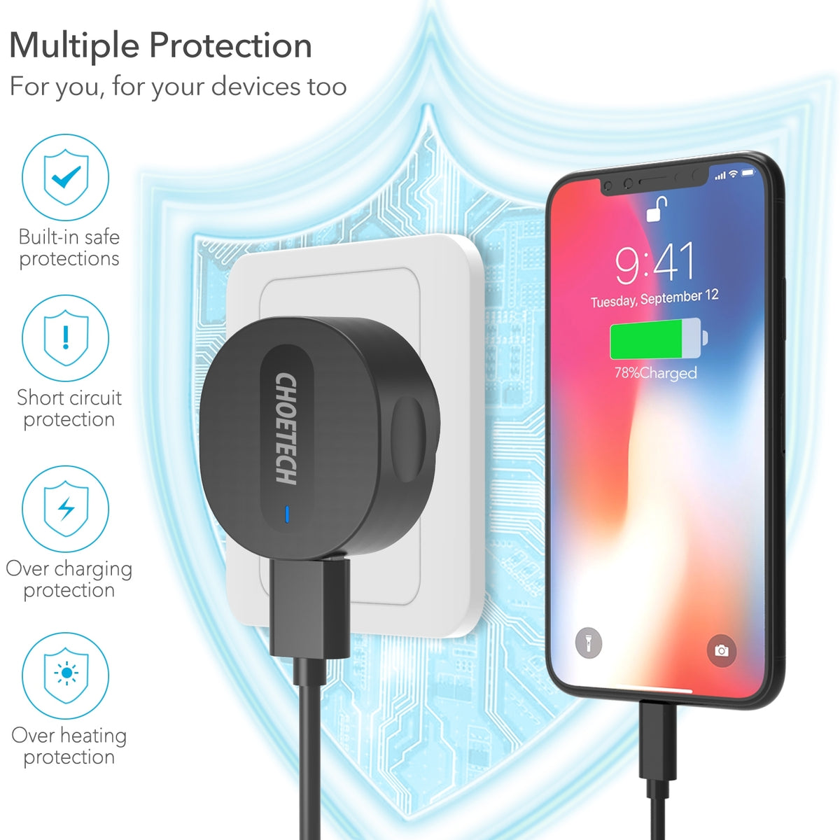 12W USB-A AC Adapter | C0203 | AU Standard