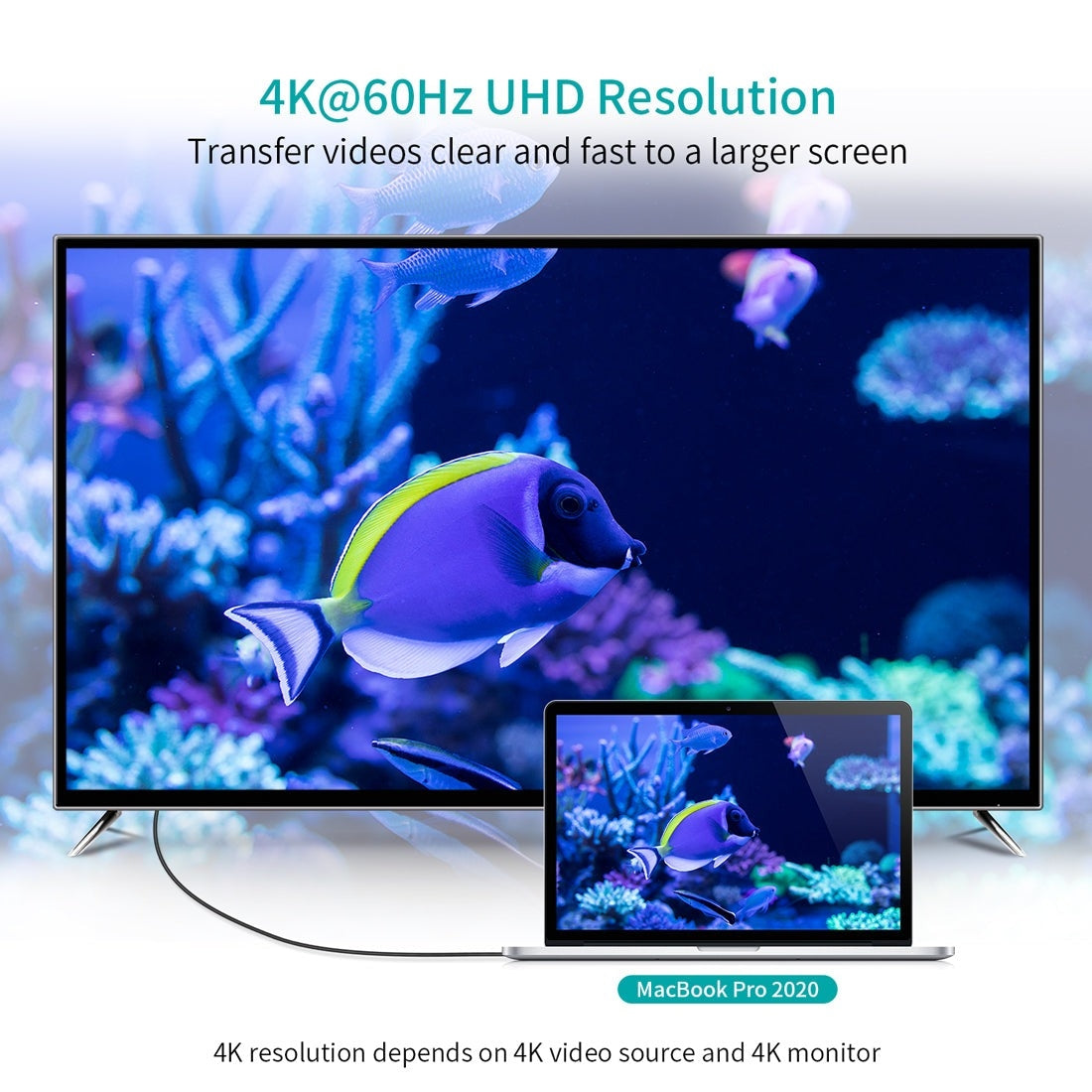 CHOETECH CH0050 USB-C to HDMI Gen2 4K Cable - 5M Black