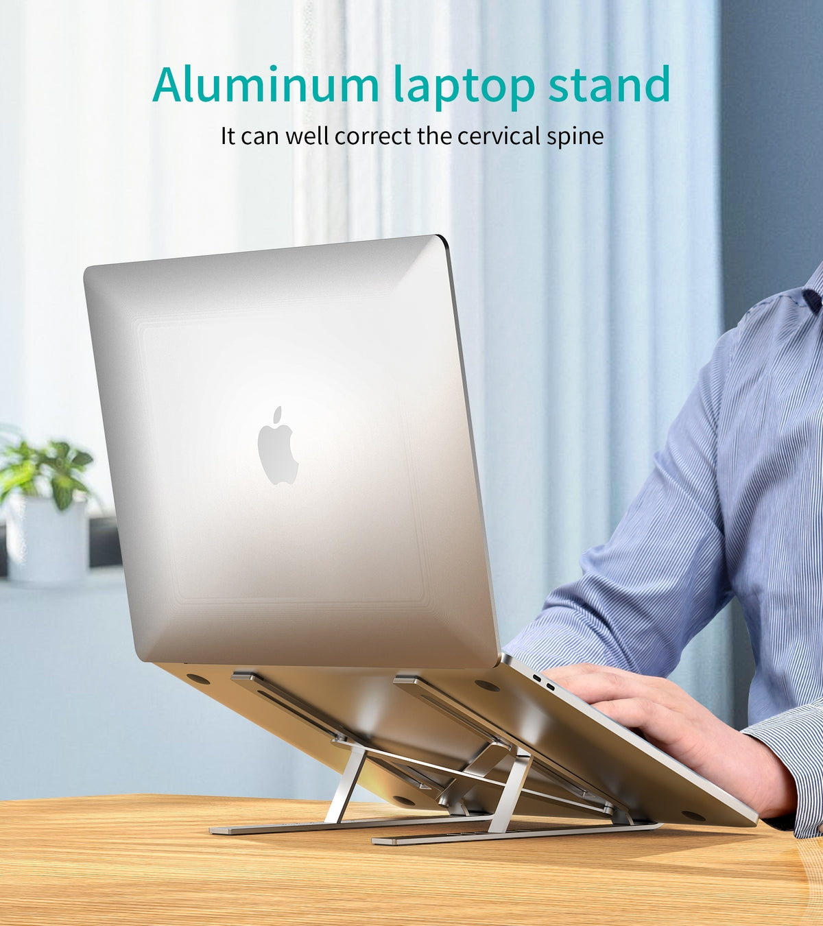 Aluminum Foldable Laptop Stand | H045-SL