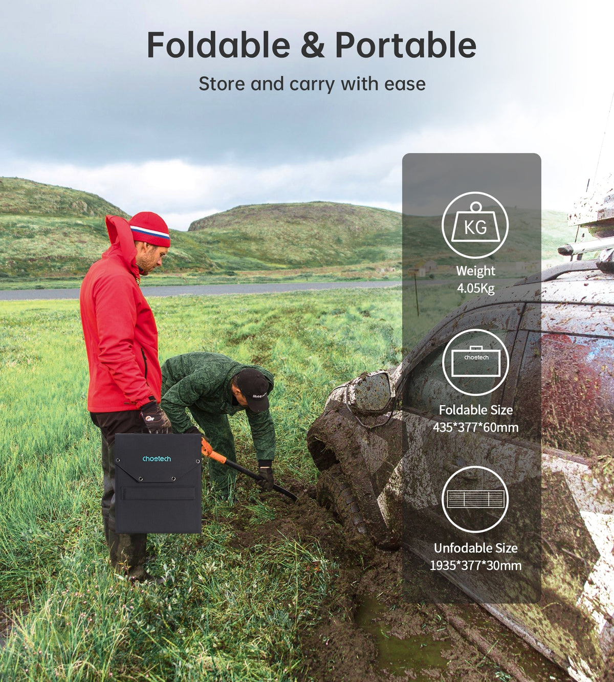 Foldable Solar Charger 100W