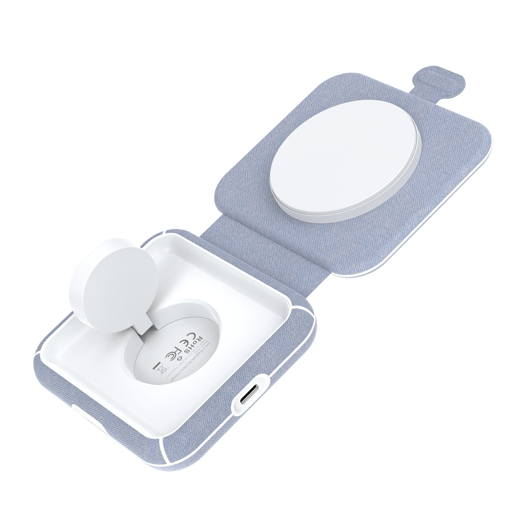 CHOETECH T323 2-in-1 Magsafe & MFI Wireless Charger