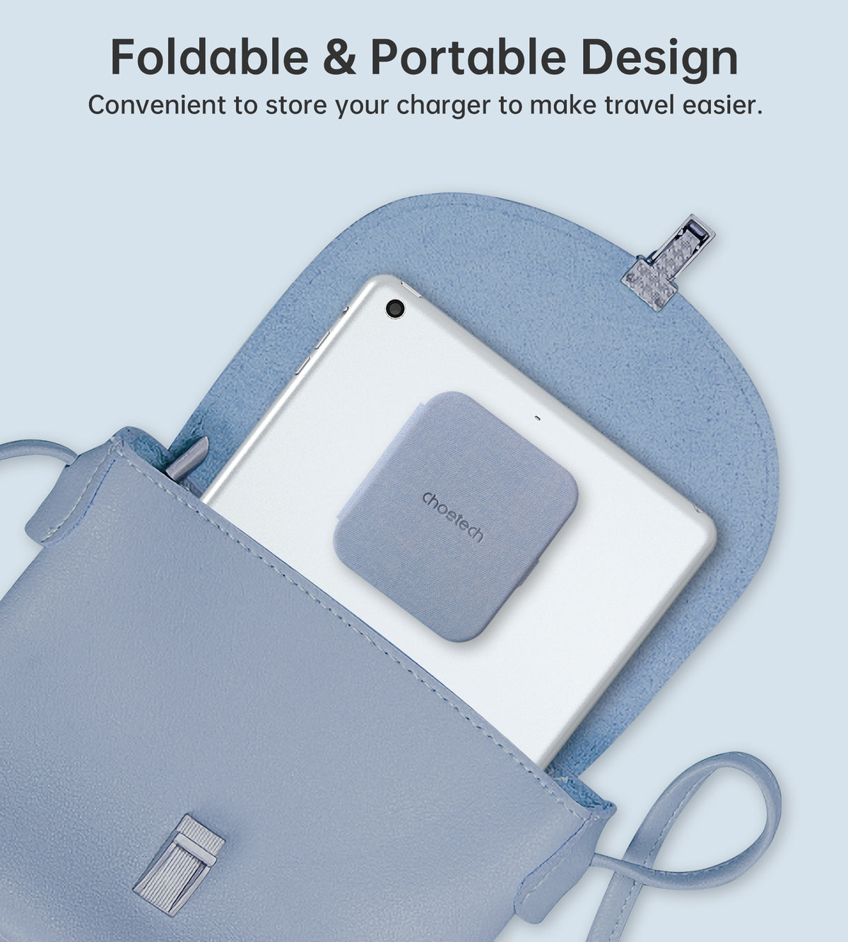 CHOETECH T323 2-in-1 Magsafe & MFI Wireless Charger