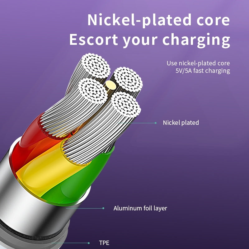 KIVEE KV-CT326 8-pin iPhone Charging Cable - 1M White