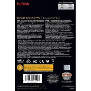 SanDisk Extreme Pro CFXP 64GB CompactFlash 160MB/s (SDCFXPS-064G)