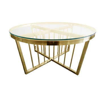 Gold Top Salina Coffee Table (95cm)