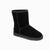 Genuine Australian Sheepskin Unisex Short Classic Suede Boots | Black | EU36