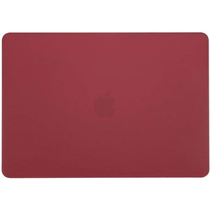 Dark Red MacBook Pro 13 inch 2020 A2338 A2251 A2289 Matte Shell Case Keyboard Cover Touch Bar