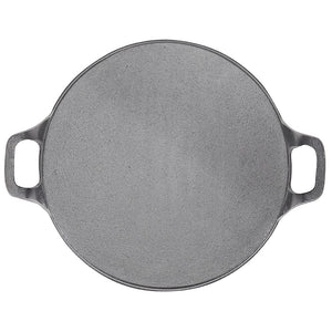 30cm Round Cast Iron Griddle Plate | BBQ Pan Cooking Griddle Grill for Stove/Oven