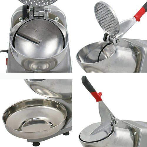 Electric Ice Crusher Shaver Stainless Steel Blade Cone Maker Kitchen Machine | 300W