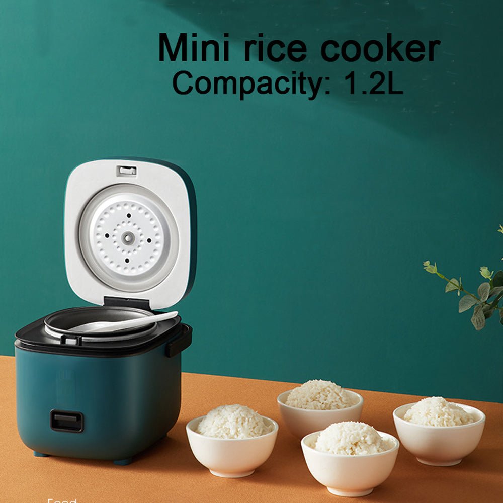Multifunction Mini Electric Rice Cooker 1.2L Heating Food Steamer