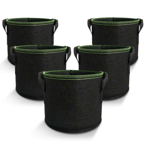 5-Pack 10 Gallons Plant Grow Bag | Flower Container Pots with Handles | Garden Planter