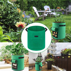 5-Pack 5 Gallons Plant Grow Bag | Potato Container Pots with Handles | Garden Planter