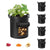 5-Pack 7 Gallons Plant Grow Bag | Potato Container Pots with Handles | Garden Planter | Black