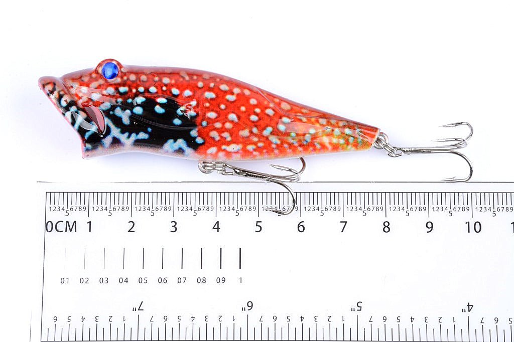 5X 8cm Popper Poppers Fishing Lure Lures Surface Tackle Fresh Saltwate –  Click Home Express Pty Ltd