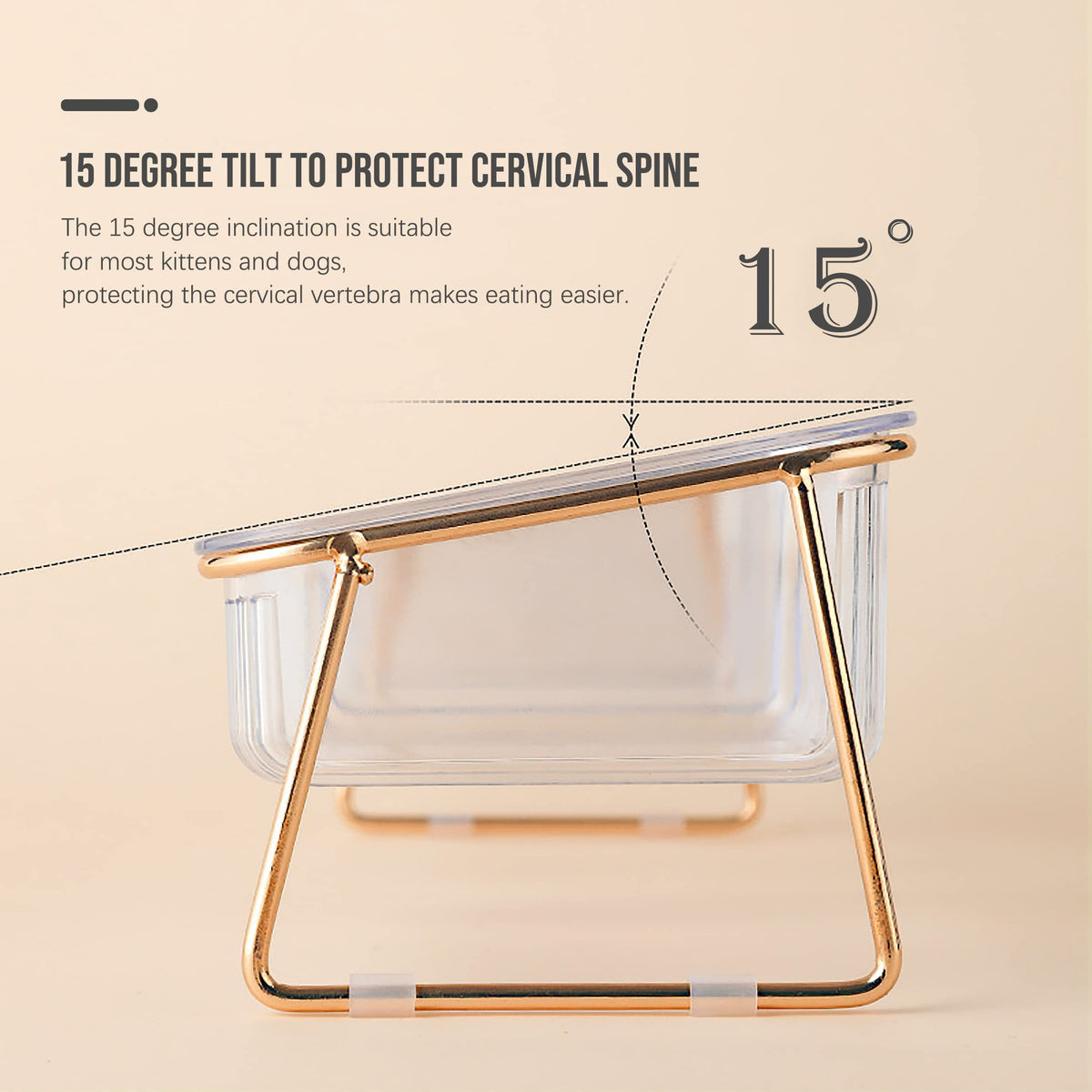 Large Pet Food and Water Bowls | 2-Dish Set for Dogs and Cats