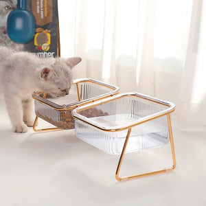 Large Pet Food and Water Bowls | 2-Dish Set for Dogs and Cats
