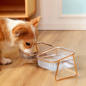 Large Pet Food and Water Bowls | 2-Dish Set for Dogs and Cats