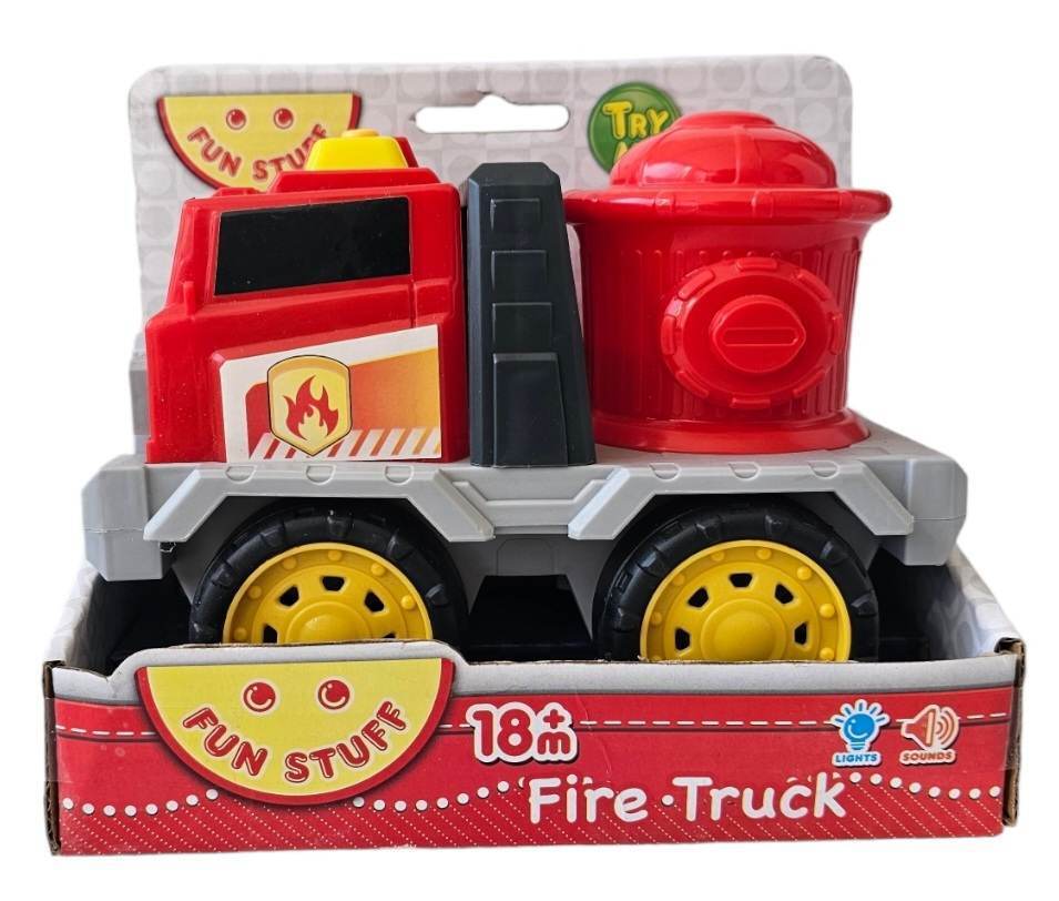 Toy Fire Truck with Sound and Lights | Suitable for 18 Months and Older