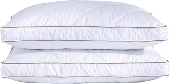 King Size Pillows - 2 with Free King Pillow Cases - Set of 2