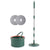 Cleanix Sewage Separation Mop | Rotary Hand-Wash-Free, Flat Suction (Green)