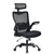 MONA Ergonomic Task Chair | High Back | Flipped Armrest | Black