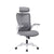 MONA Ergonomic Task Chair | High Back | Flipped Armrest | Grey