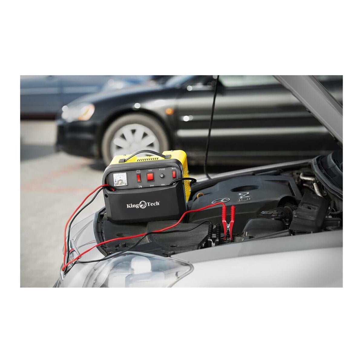 2in1 Car Battery Charger Jump Starter - 12V 24V 40A - ATV Boat Tractor