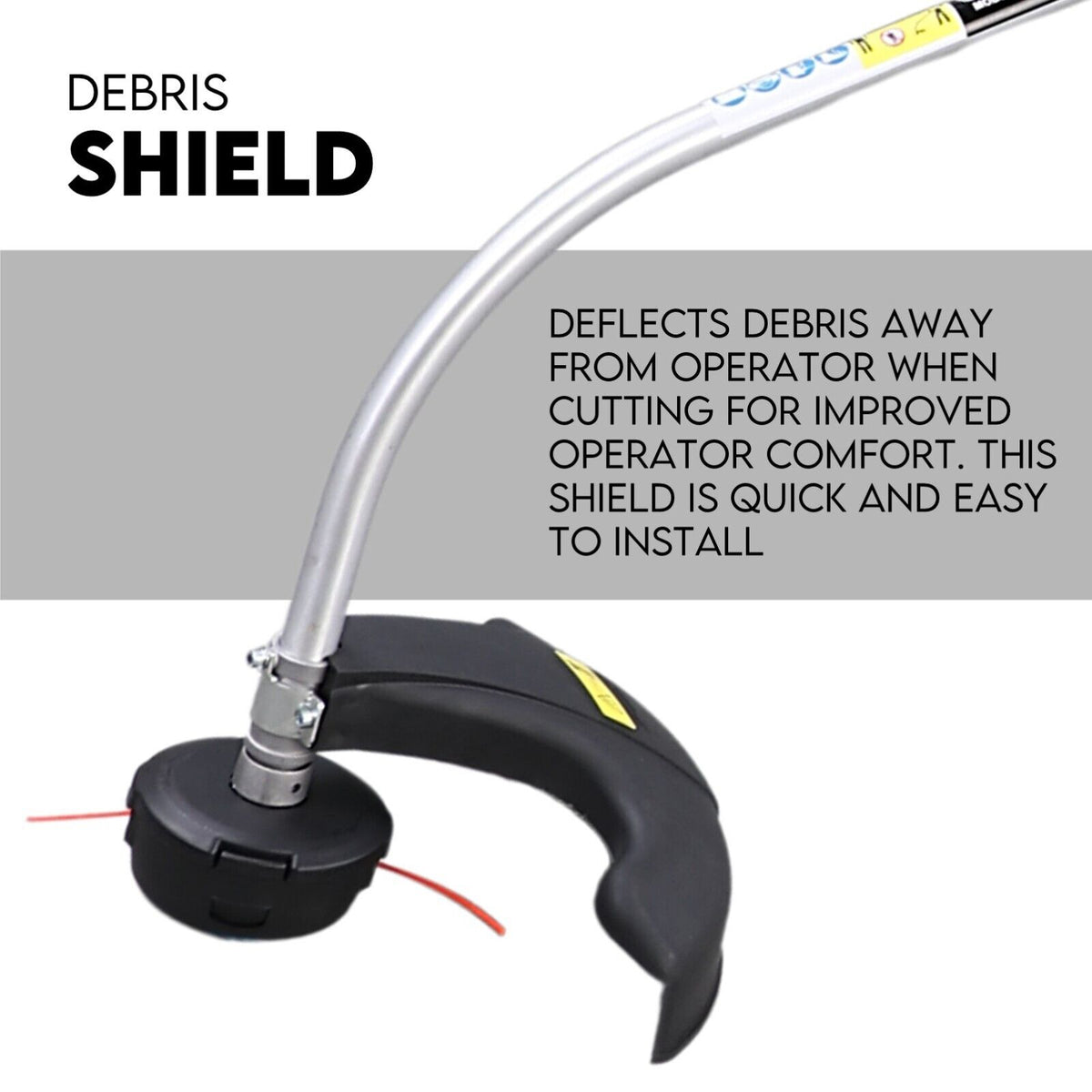 4 STROKE Curved Split Shaft Line Trimmer | Whipper Snipper for Garden and Lawn Care