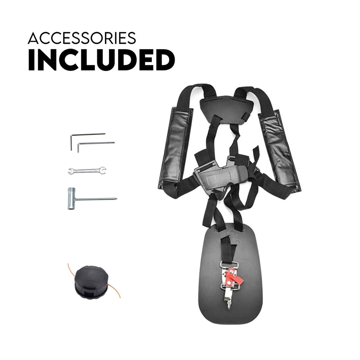 4 STROKE Curved Split Shaft Line Trimmer | Whipper Snipper for Garden and Lawn Care