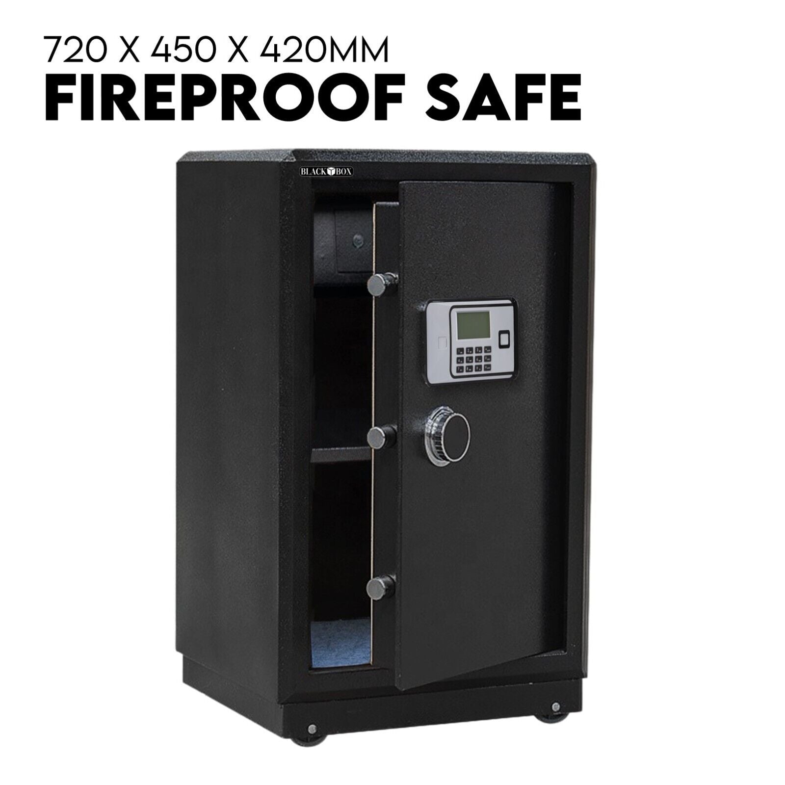 Digital Safe Safety Box | Security Code Lock Box | Fire Proof | Heavy Duty 80L