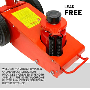 Low Profile Air Hydraulic Trolley Jack for Trucks and Garage Service (22 Ton Capacity)